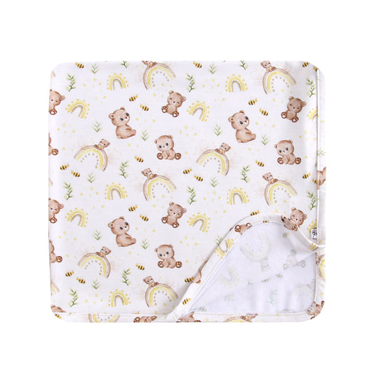 Sweet as Honey Swaddle Blanket