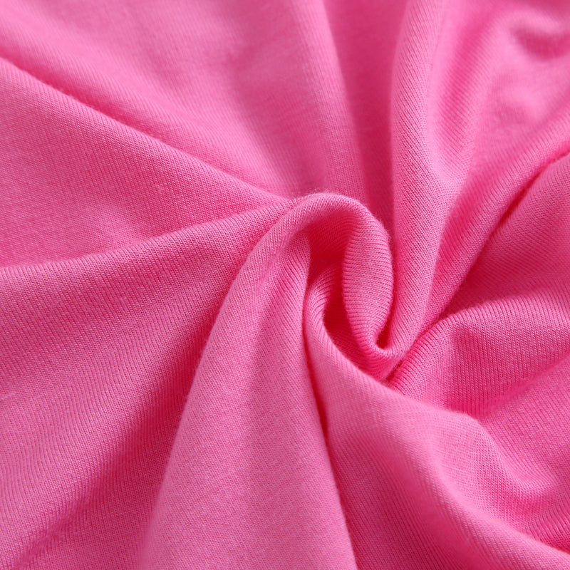Perfectly Pink Bamboo Swaddle Blanket Close Up