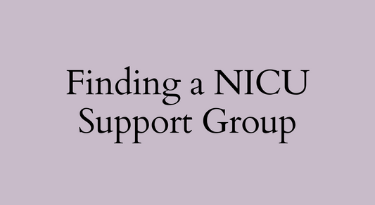Finding a NICU Support Group: Where to Start