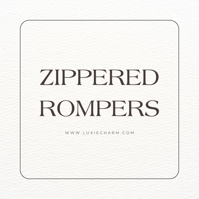 Zippered Baby Rompers