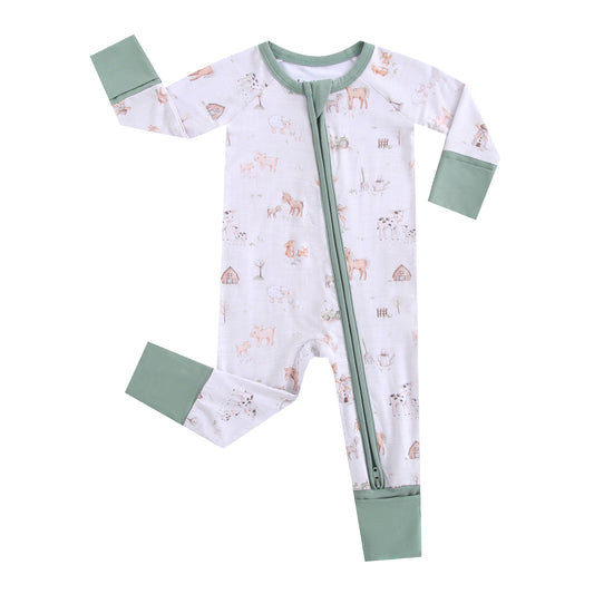 Hay, Little One Zippered Baby Romper