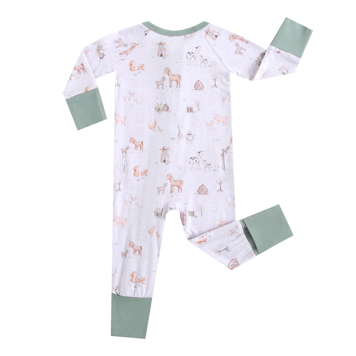 Hay, Little One Zippered Baby Romper