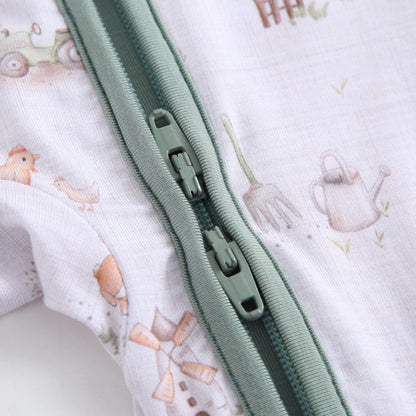 Hay, Little One Zippered Baby Romper