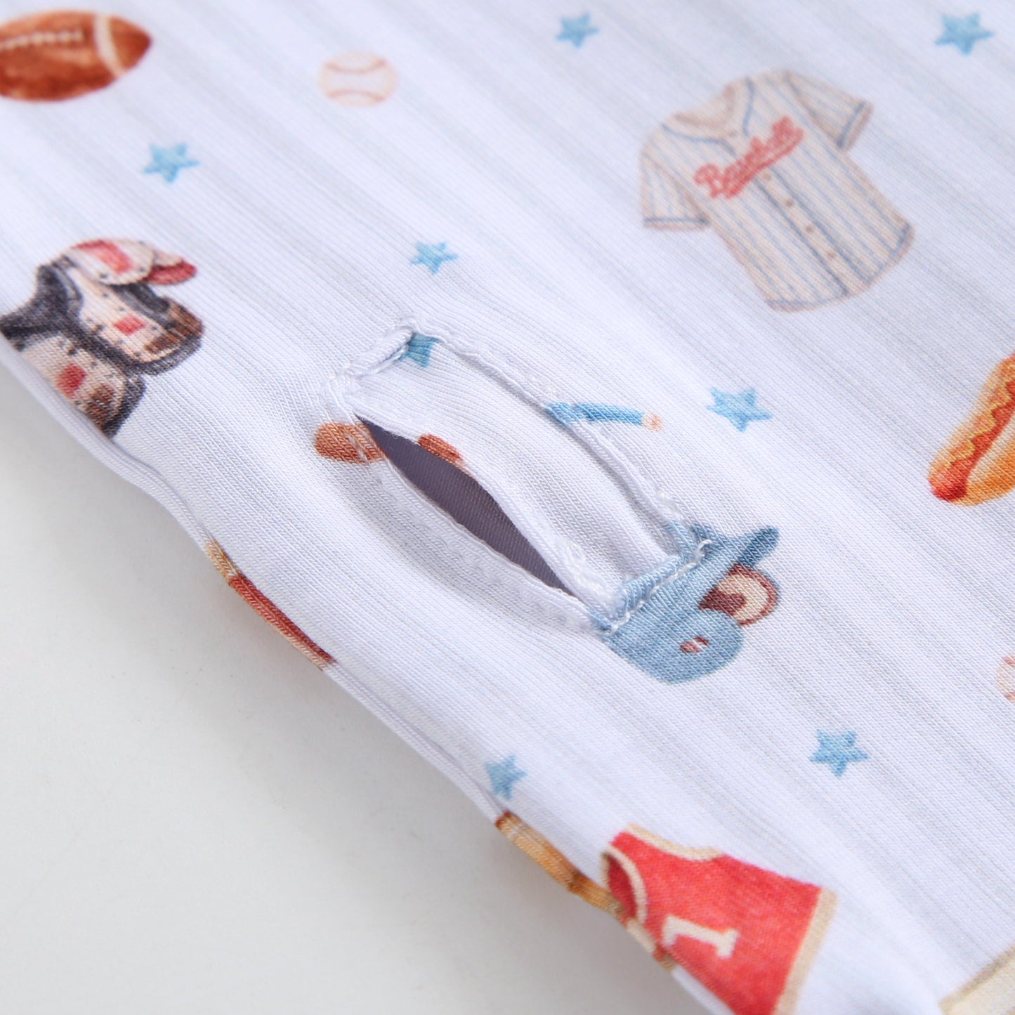 Little MVP Zippered Baby Romper