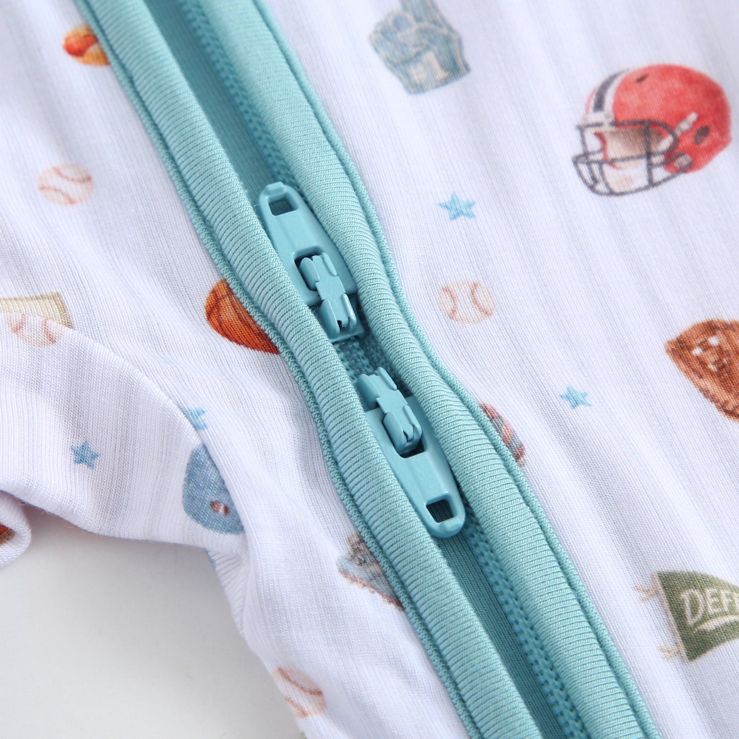 Little MVP Zippered Baby Romper