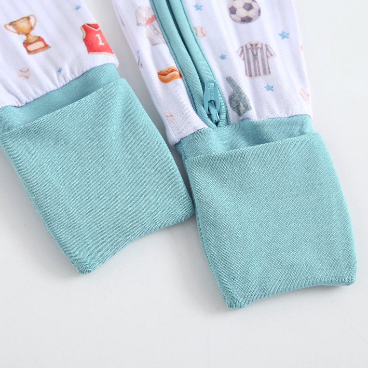 Little MVP Zippered Baby Romper