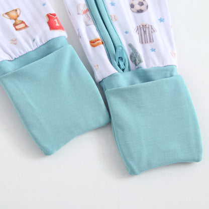 Little MVP Zippered Baby Romper
