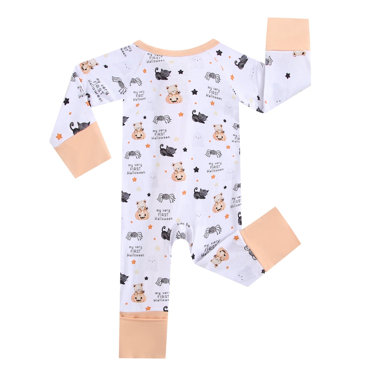 Little BOO Crew Zippered Baby Romper