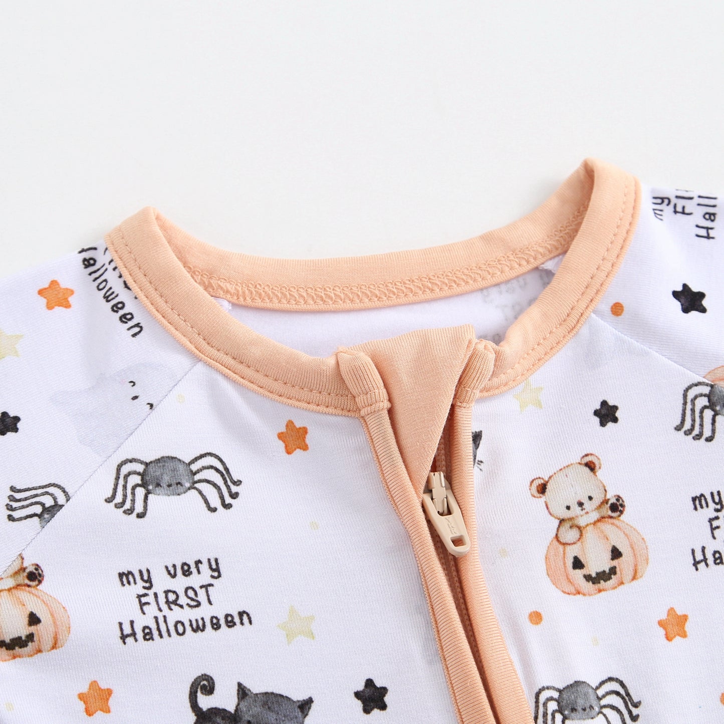 Little BOO Crew Zippered Baby Romper