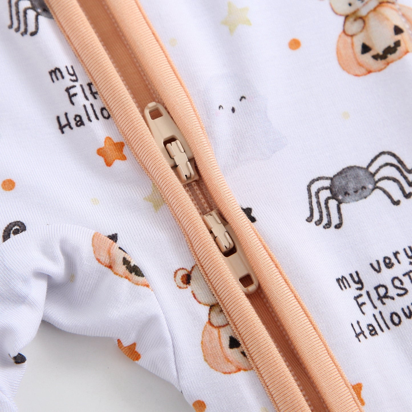 Little BOO Crew Zippered Baby Romper