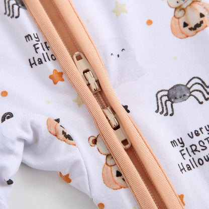 Little BOO Crew Zippered Baby Romper