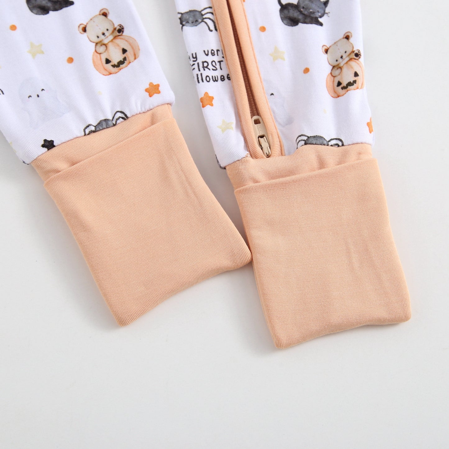Little BOO Crew Zippered Baby Romper