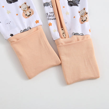 Little BOO Crew Zippered Baby Romper