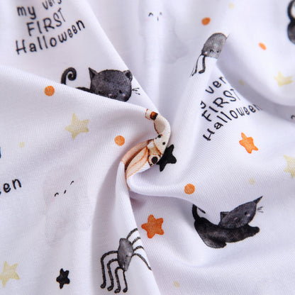 Little BOO Crew Zippered Baby Romper