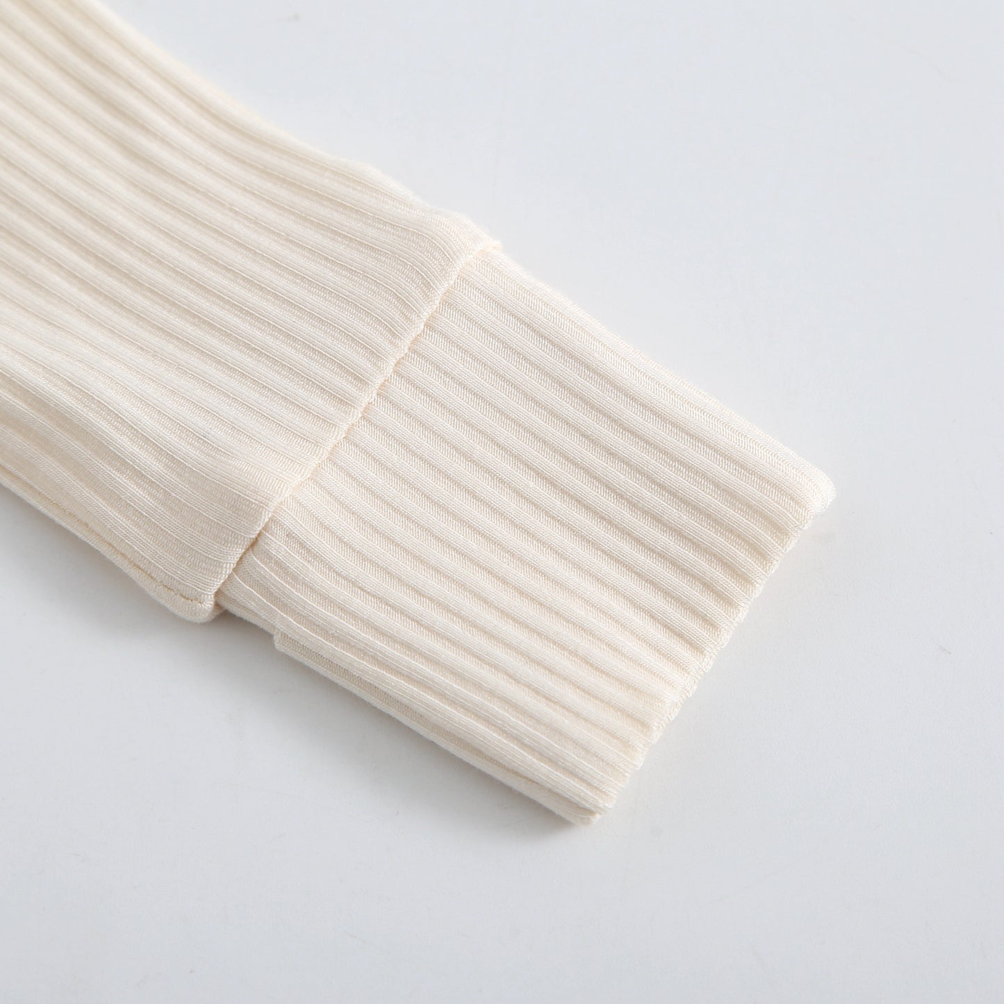 Oatmeal Ribbed Zippered Baby Romper