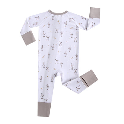Little Lamb Zippered Baby Romper
