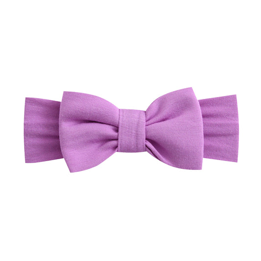 Luxie Lavender Baby Headband with Bow