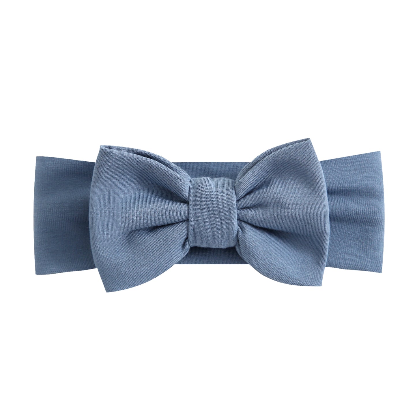 Midnight Blue Baby Headband with Bow