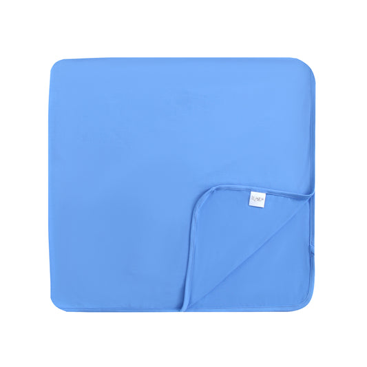 Pure Blue Bamboo Swaddle Blanket