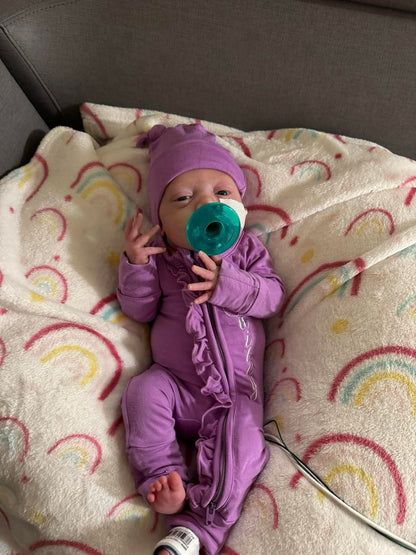 Luxie Lavender Baby Beanie Hat